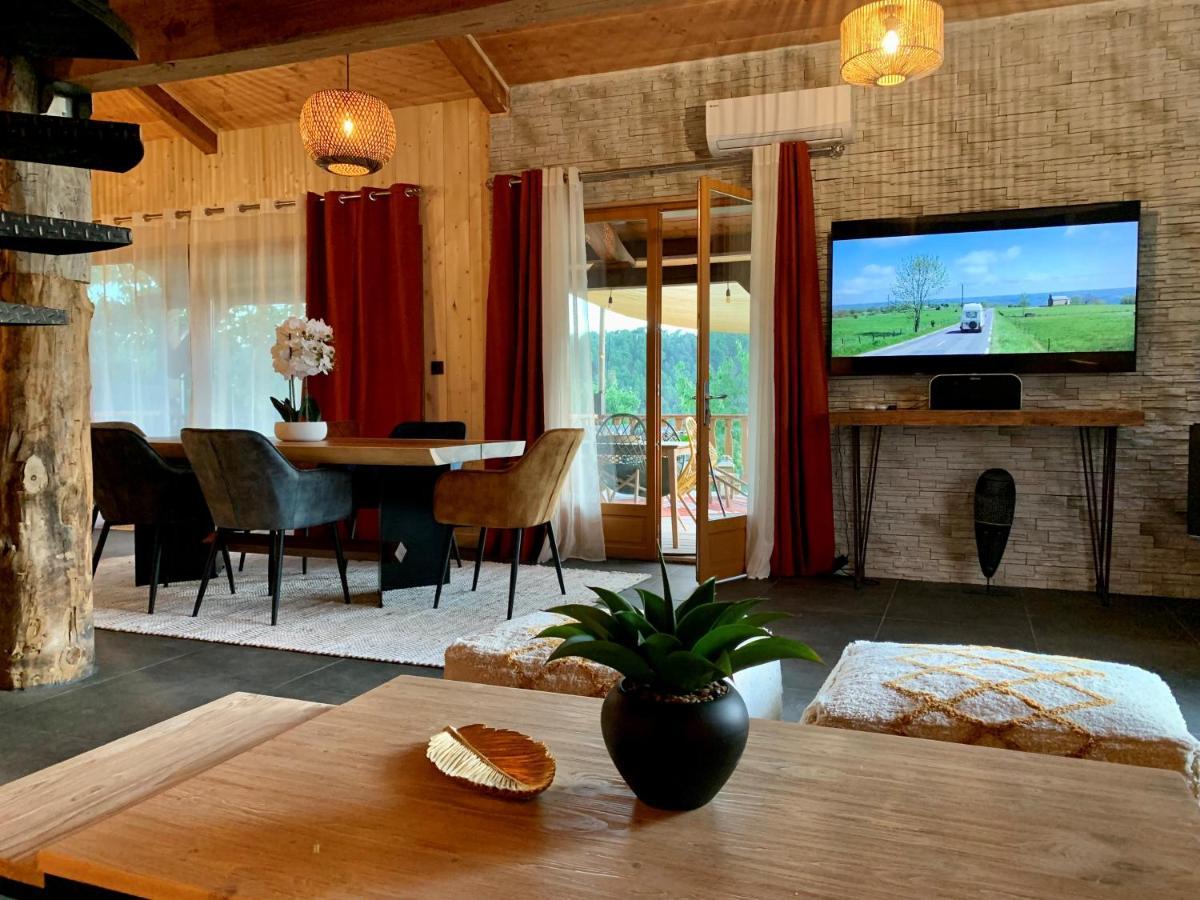 Domaine De Chalveches Hotel Spa 4* Faugeres  Bagian luar foto