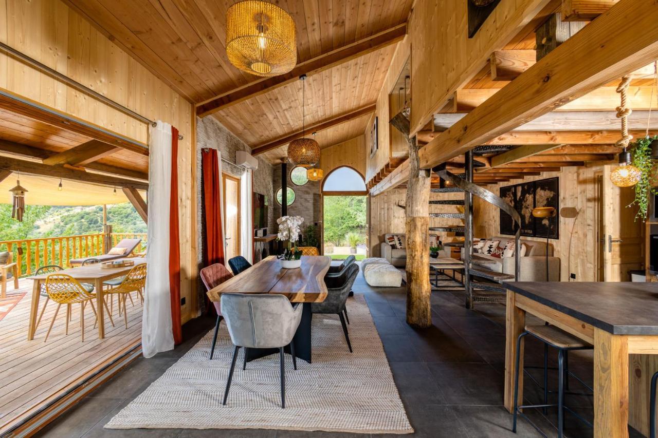 Domaine De Chalveches Hotel Spa 4* Faugeres  Bagian luar foto