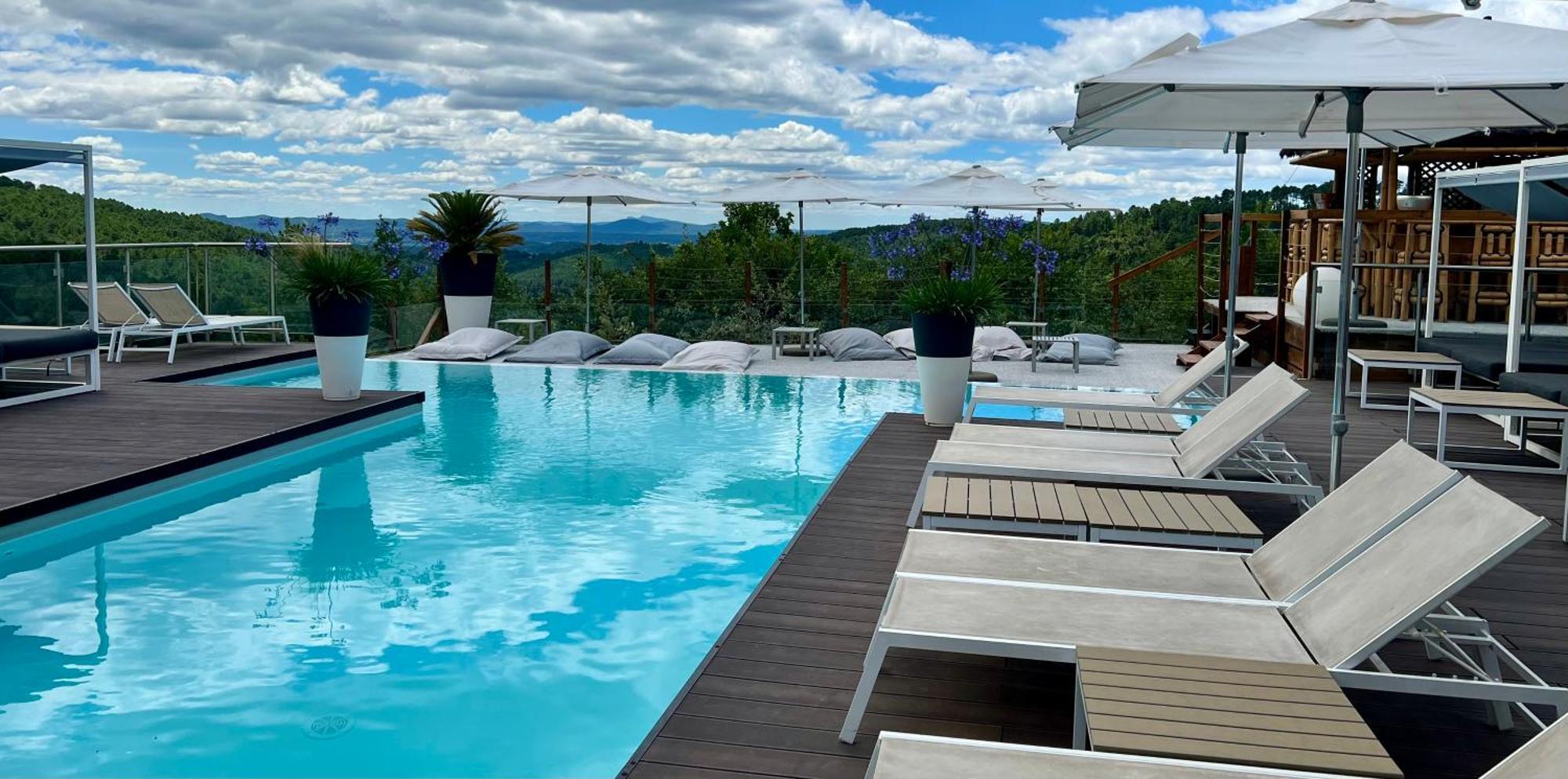 Domaine De Chalveches Hotel Spa 4* Faugeres  Bagian luar foto